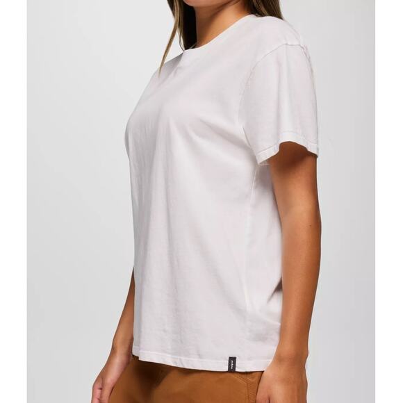 Prana Everyday Short Sleeve Tee Women's Medium Soft White Soft Organic Cotton - Picture 3 of 9